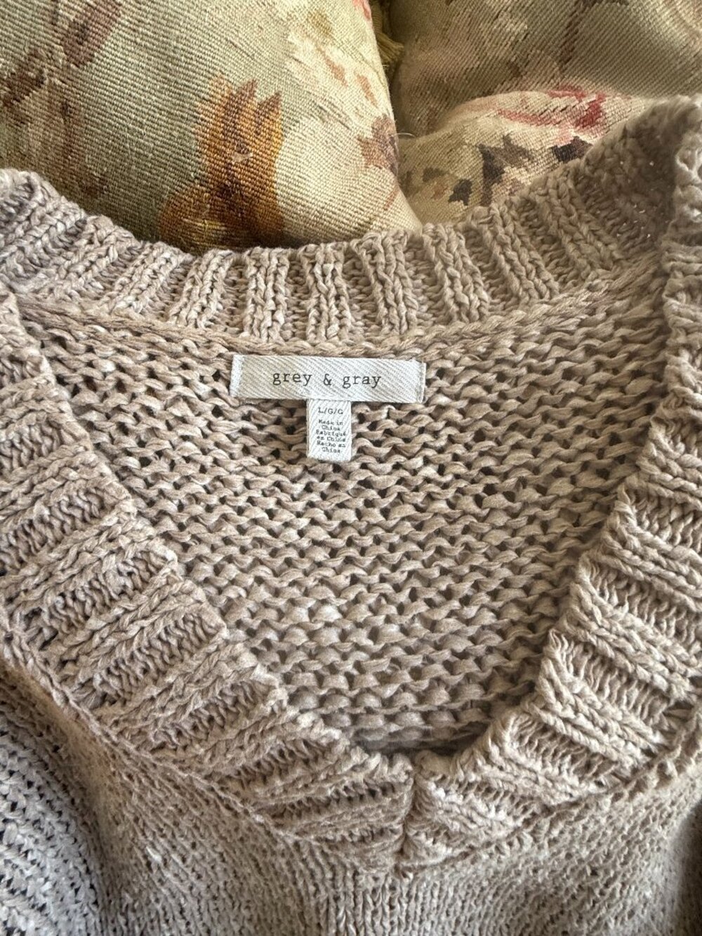 Sweater Grey and Gray L